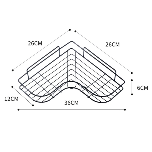🎉HP🎉 1 Piece Metal Corner Shower Organizer - Picture 2 of 2